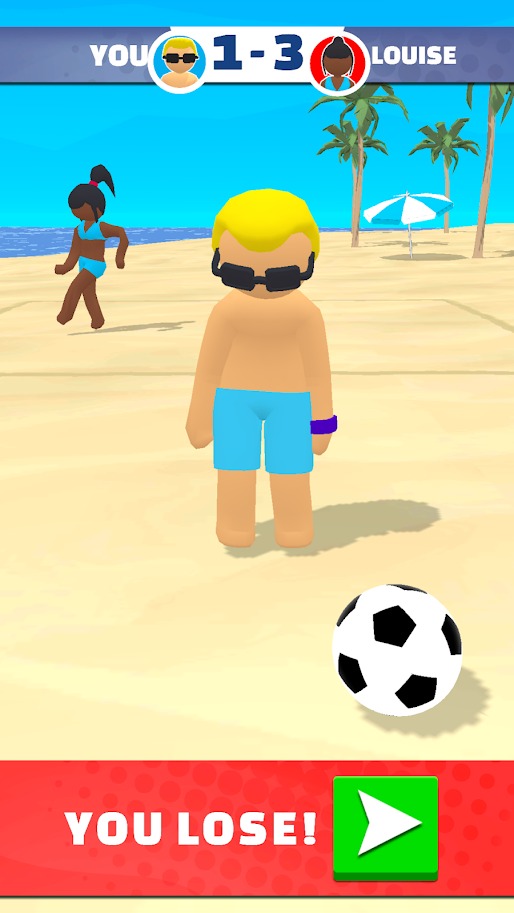 沙滩网式足球比赛游戏0