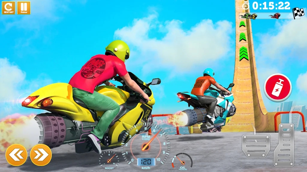 喷气超级摩托车赛车游戏1