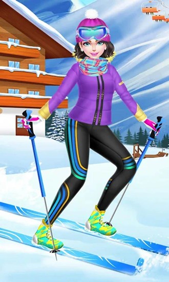 迷你城市滑雪场游戏1