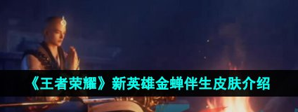 王者荣耀新英雄金蝉伴生皮肤什么样
