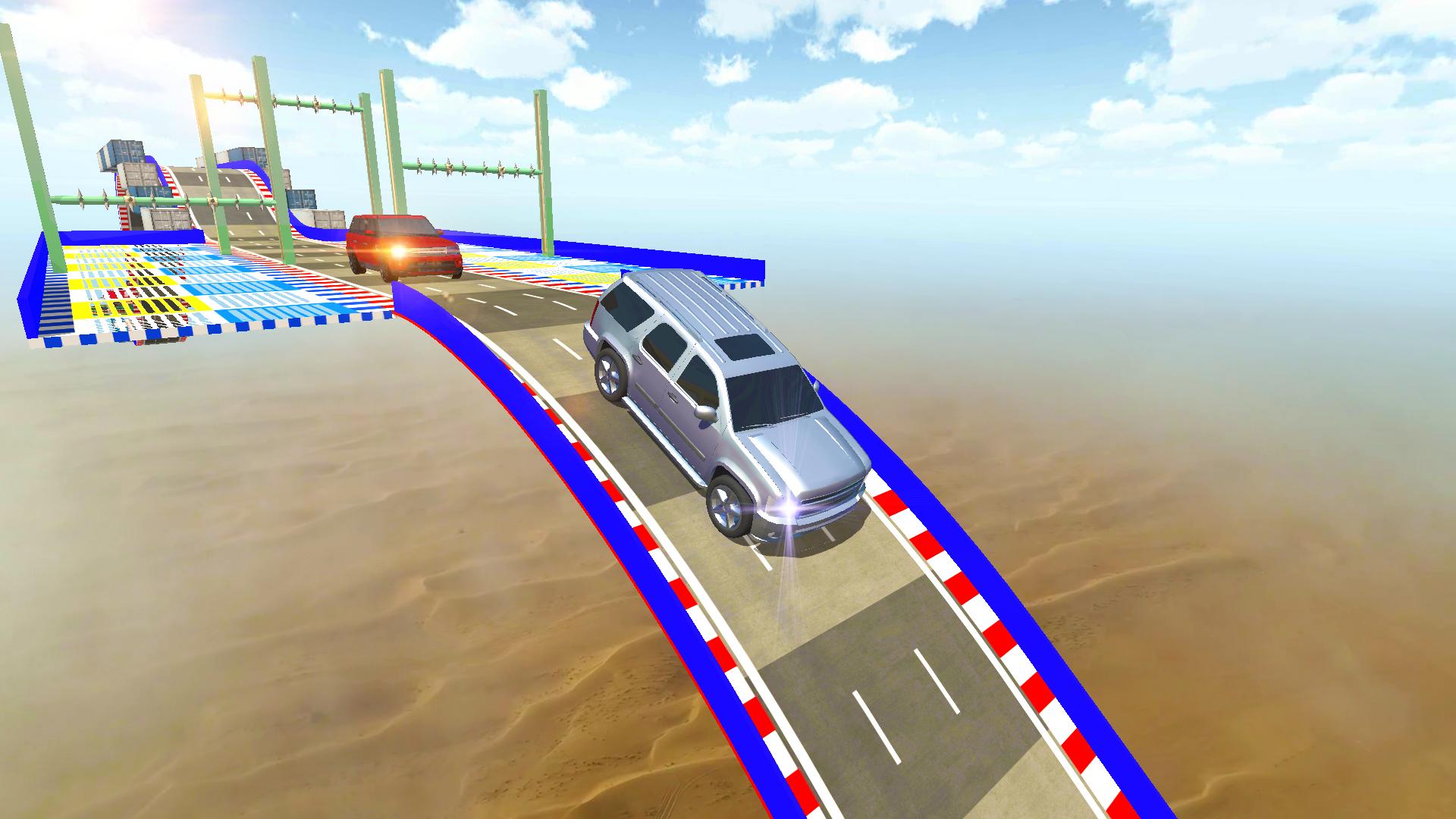 巨型SUV汽车坡道游戏2