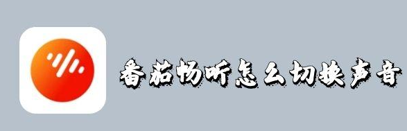 番茄畅听切换声音怎么操作