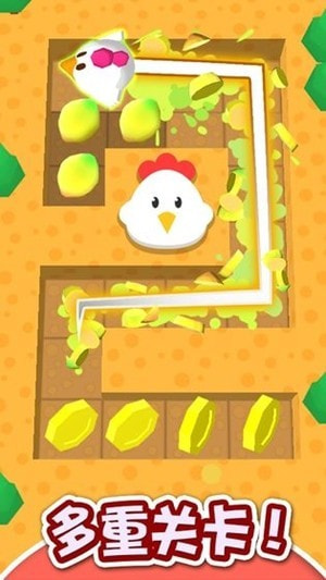 小鸡切水果游戏1