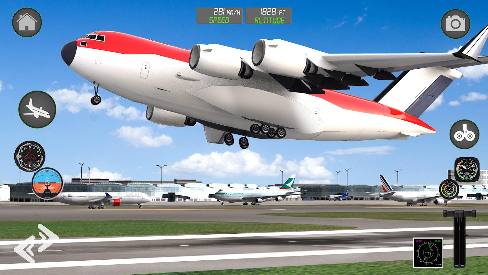 飞行员飞机模拟驾驶游戏1