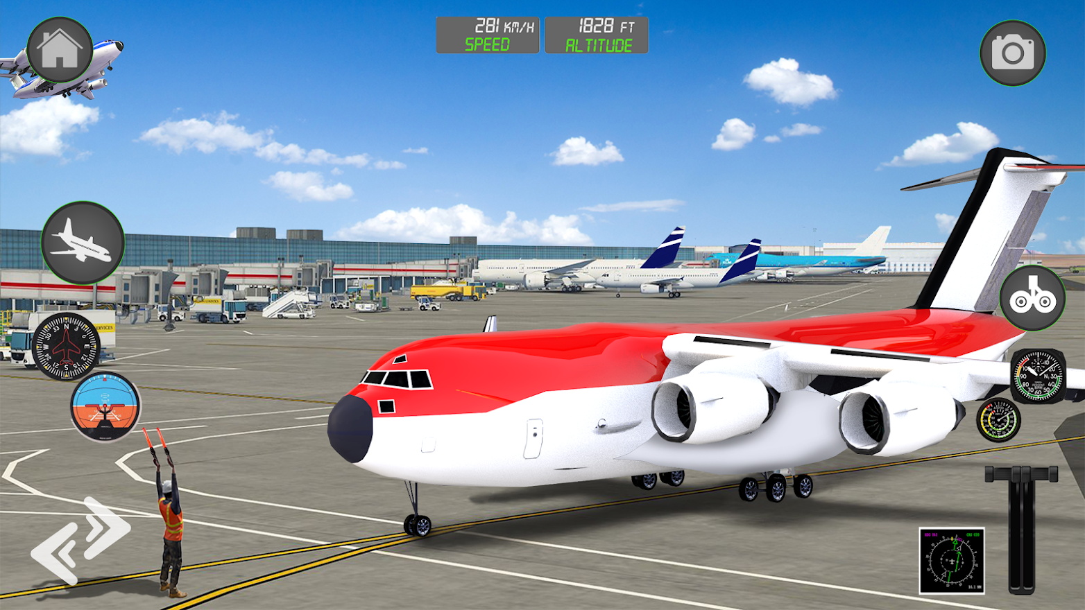 飞行员飞机模拟驾驶游戏2