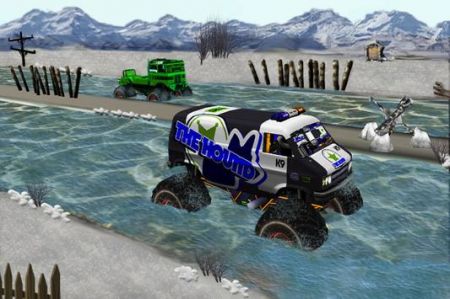 雪地奔驰卡车游戏0