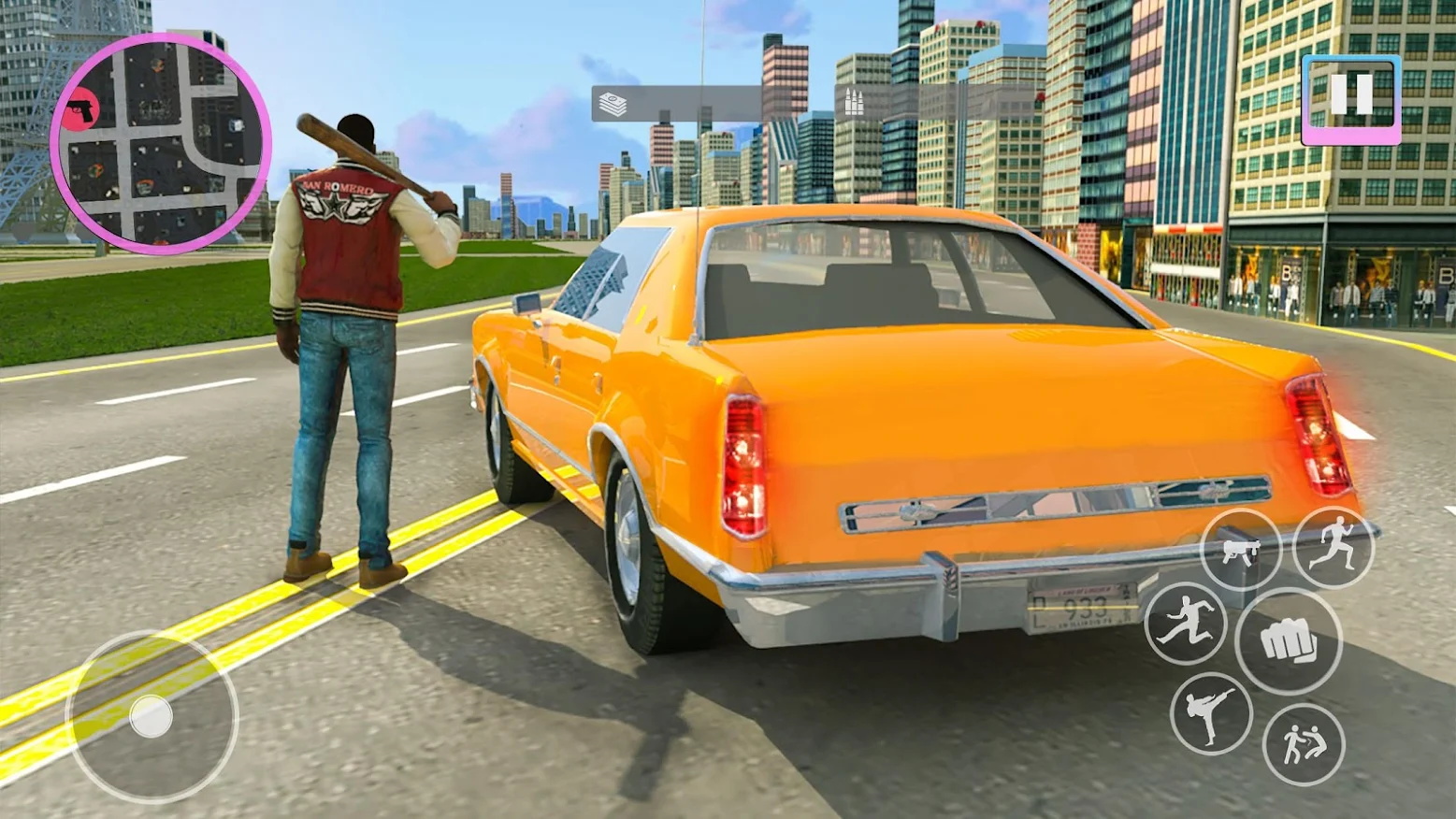 城市自由开车犯罪游戏3