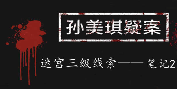 孙美琪疑案：迷宫三级线索——笔记2