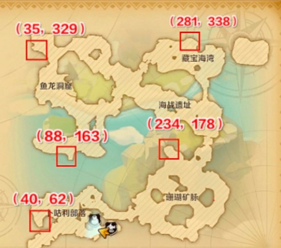 龙之国物语卜咕利海湾宝箱在哪里