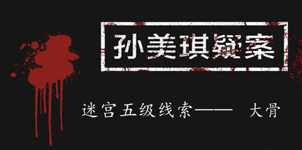 孙美琪疑案：迷宫五级线索——大骨