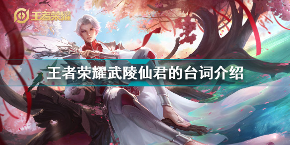 王者荣耀武陵仙君的台词是什么内容