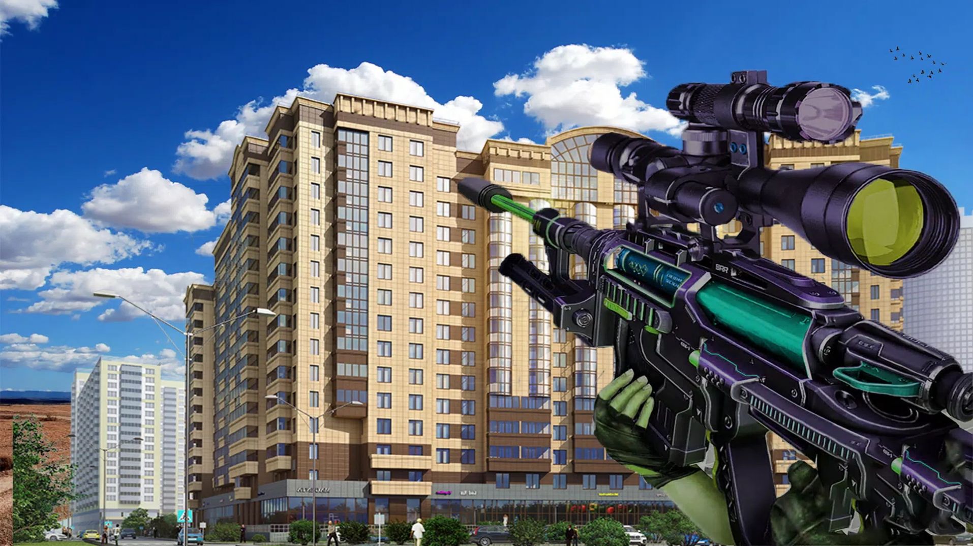 狙击手3d城市射击游戏3