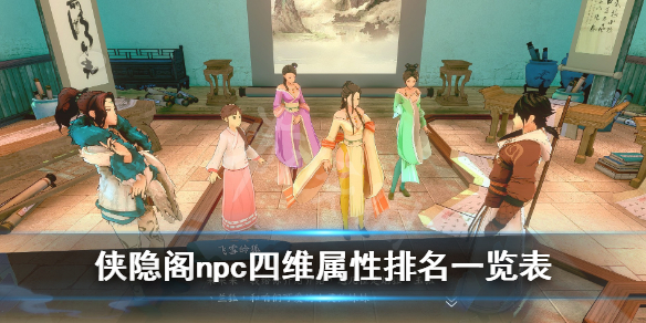 侠隐阁npc四维属性排行榜介绍