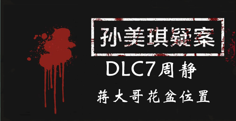 孙美琪疑案DLC7线索周静蒋大哥花盆的位置