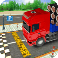 卡车停车场3D货运卡车