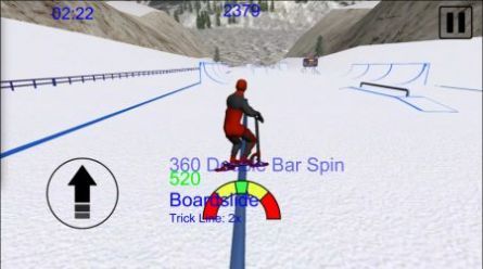 山地自由式雪地滑板车游戏2