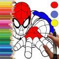 蜘蛛超级英雄着色游戏