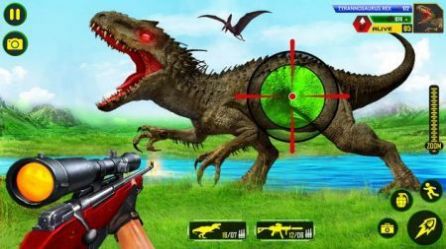 野生恐龙狩猎袭击游戏0