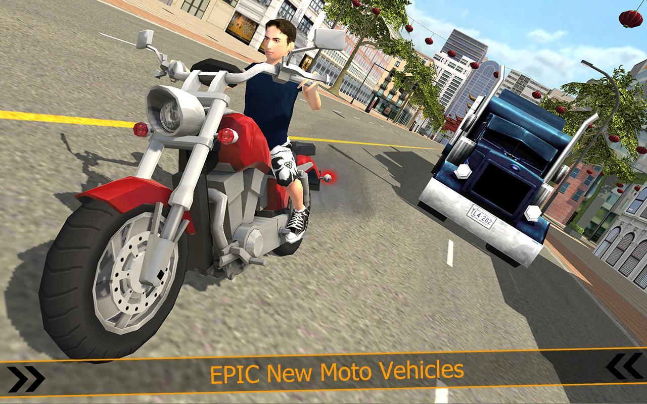 城市摩托驾驶模拟器游戏2