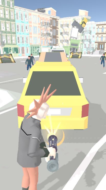 3D汽车枪射击游戏0