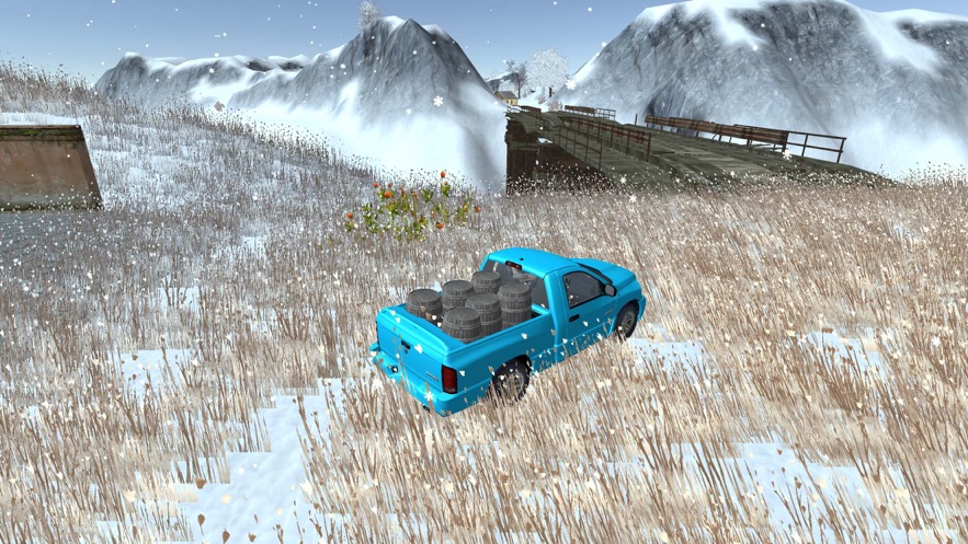雪山货物运输模拟游戏0