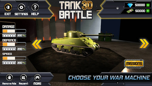 坦克3D战斗0