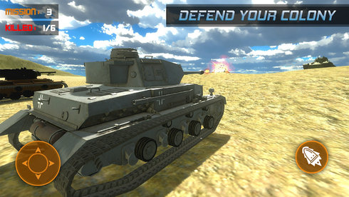 坦克3D战斗1