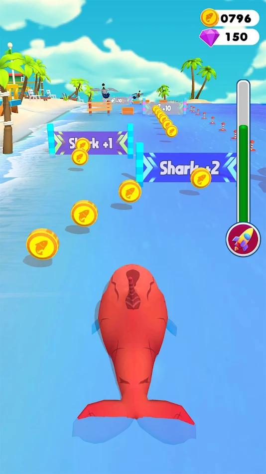 鲨鱼奔跑游戏4