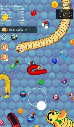 滑蛇蠕虫游戏0