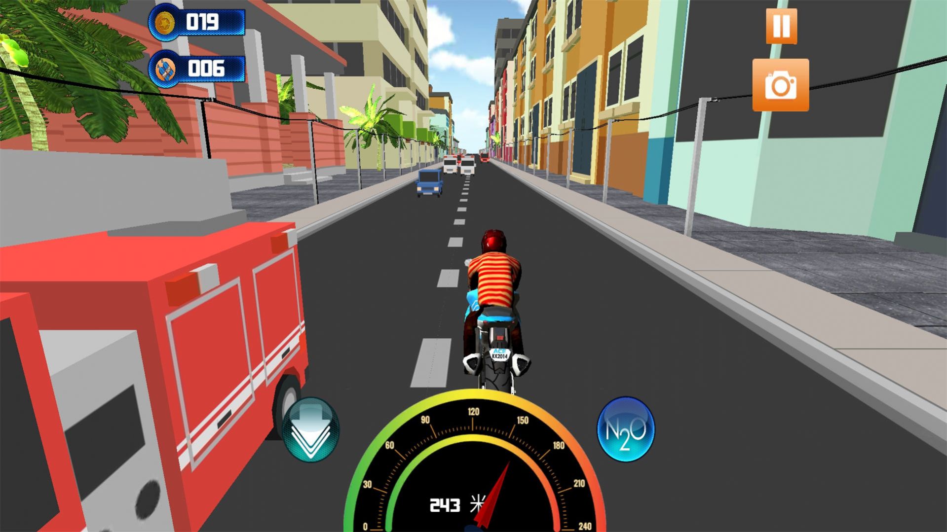 真实公路摩托车3D游戏0