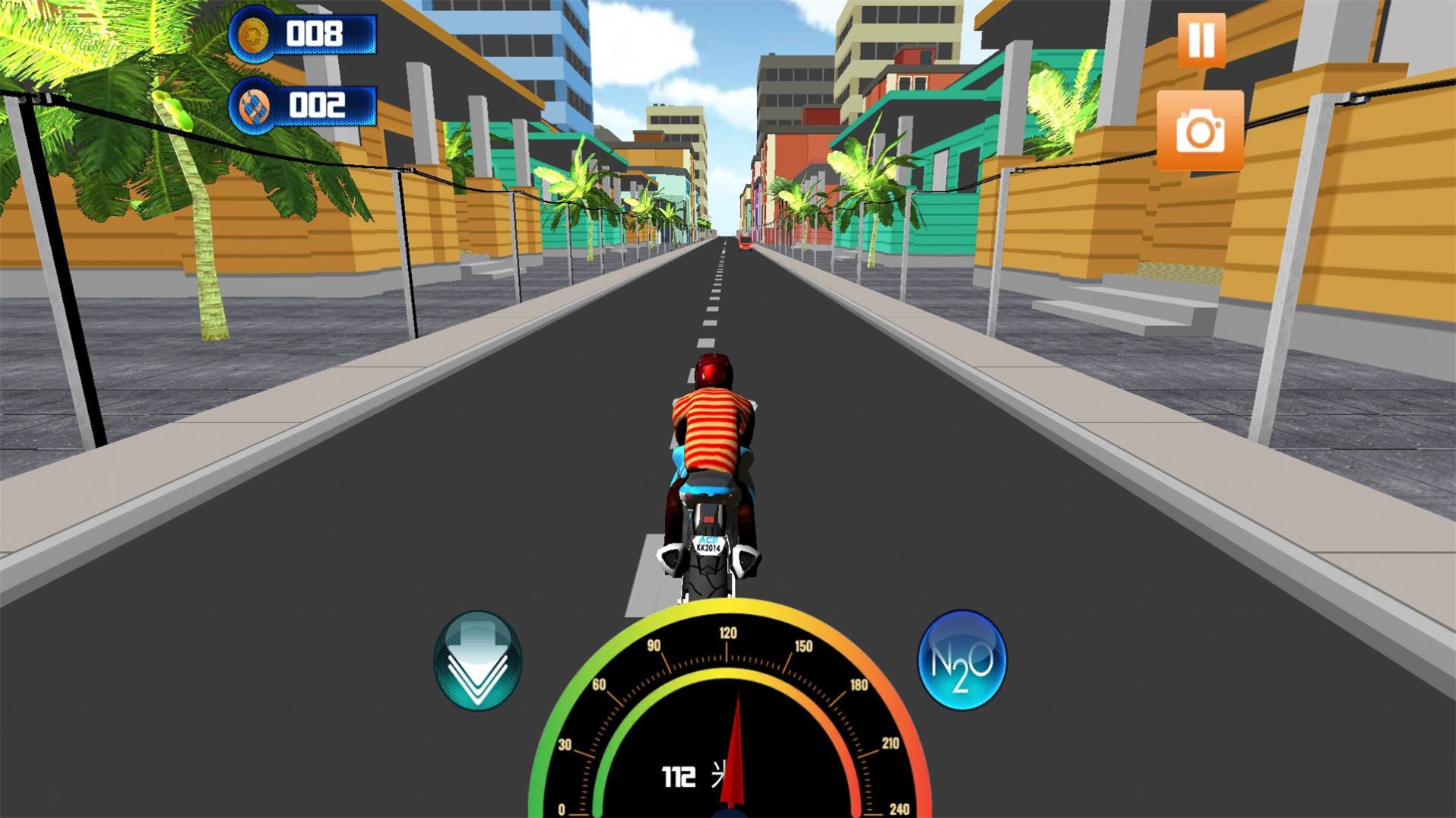 真实公路摩托车3D游戏2