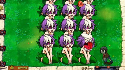 植物争夺战僵尸娘化版1