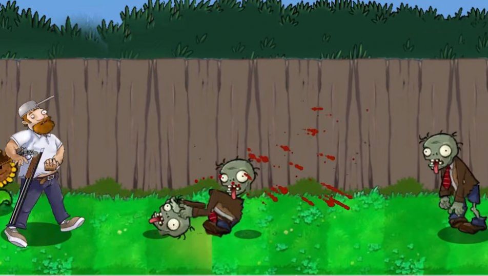 zombies rush戴夫大战僵尸1