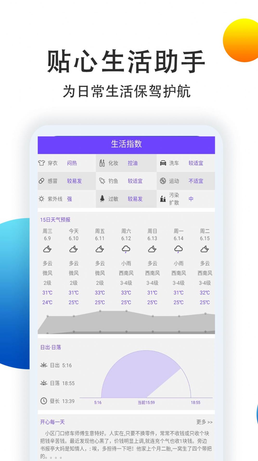 15日准点天气预报3