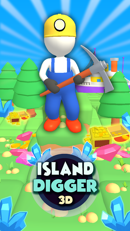 岛屿挖掘机3D游戏0