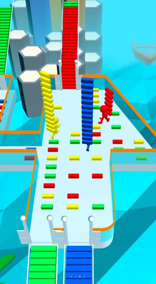 香肠人搭桥模拟游戏0