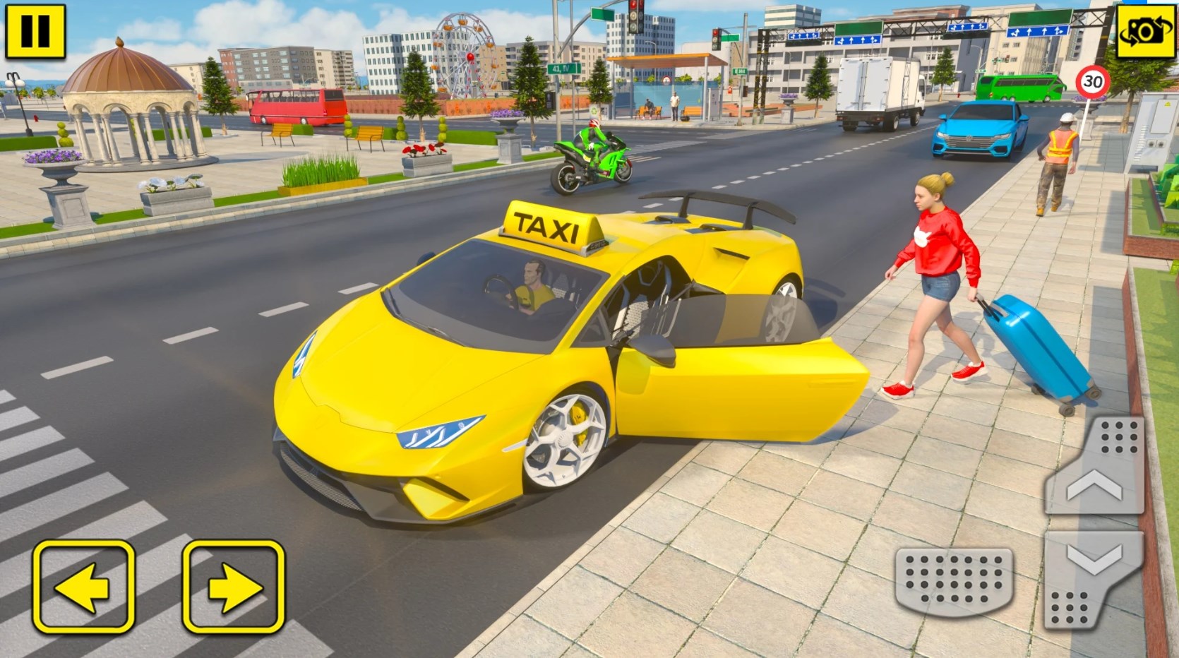 城市模拟出租车游戏3