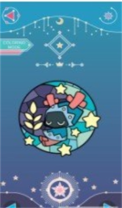 月亮公主填色1