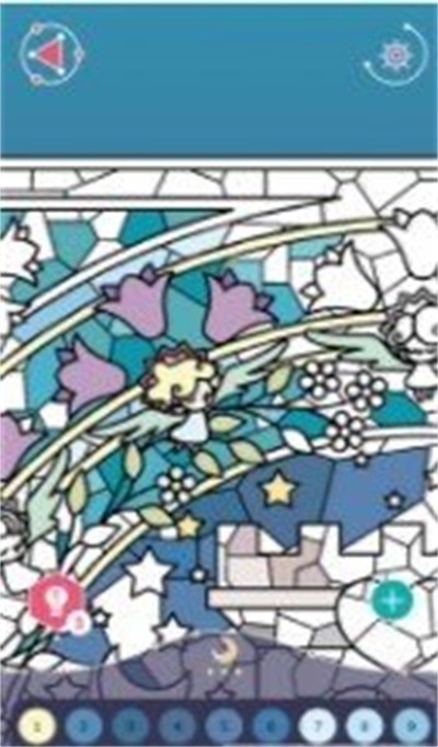 月亮公主填色2