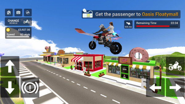 飞翔摩托模拟器游戏2
