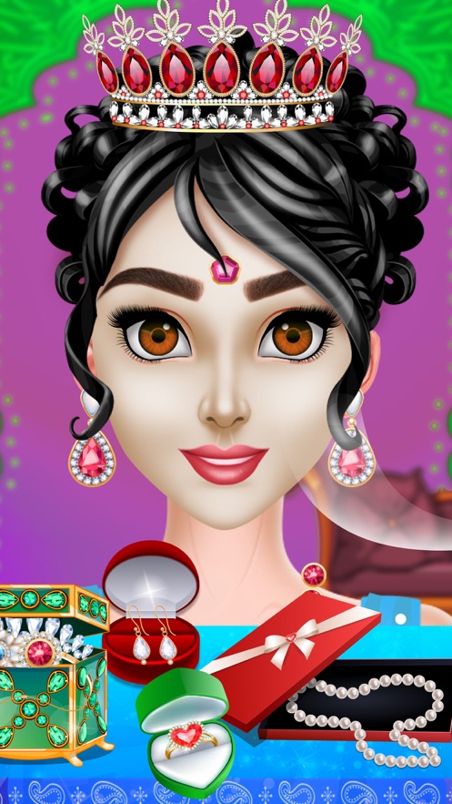 印度时尚女孩改头换面完美的美容院游戏1