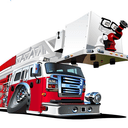 3D城市豪华消防车
