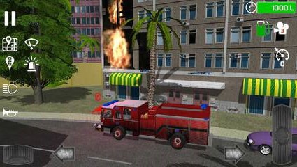 3D城市豪华消防车0