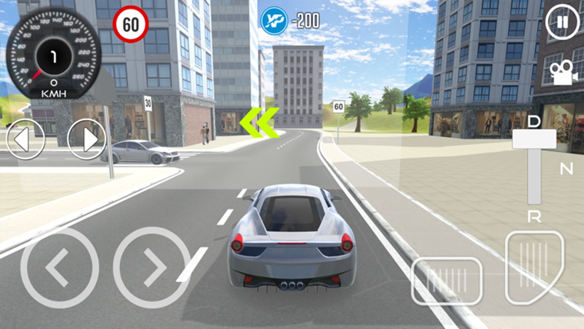 真实模拟城市跑车游戏1