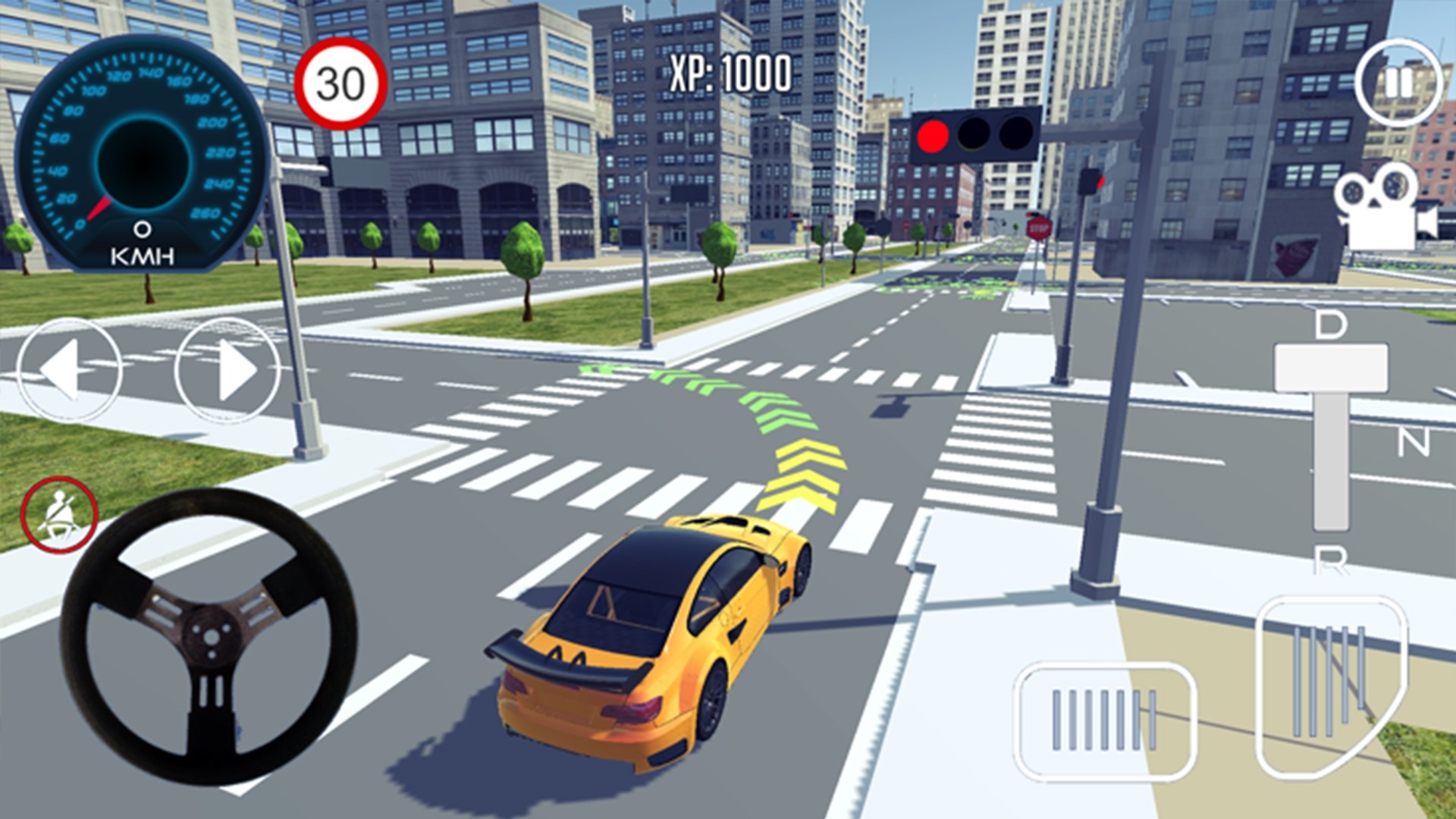 真实模拟城市跑车游戏4