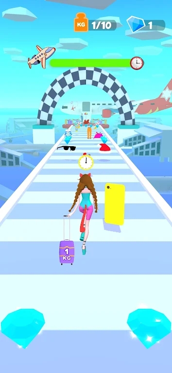 拖着行李跑3