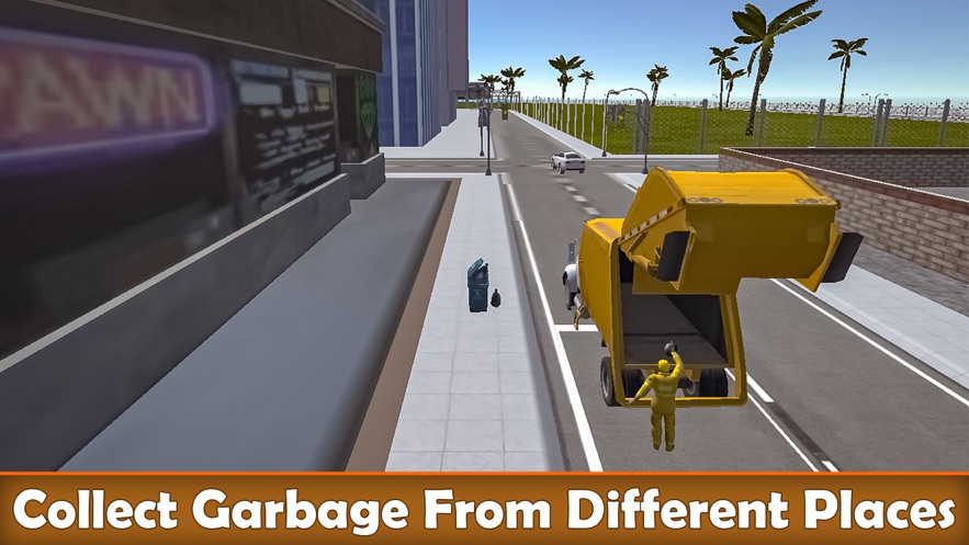 城市垃圾自卸车模拟1