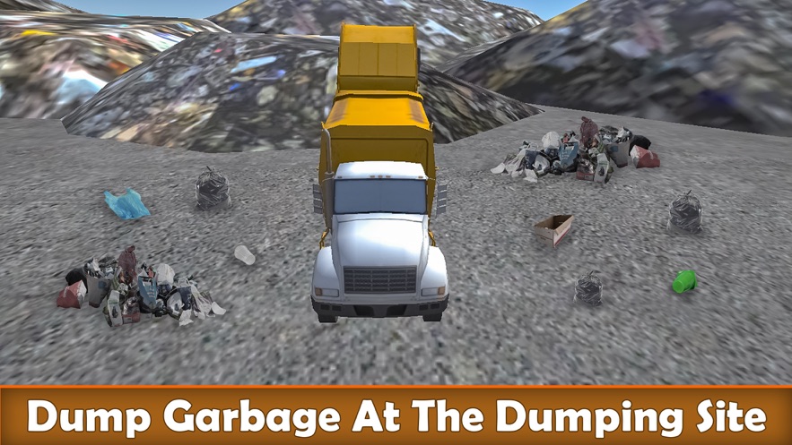 城市垃圾自卸车模拟2