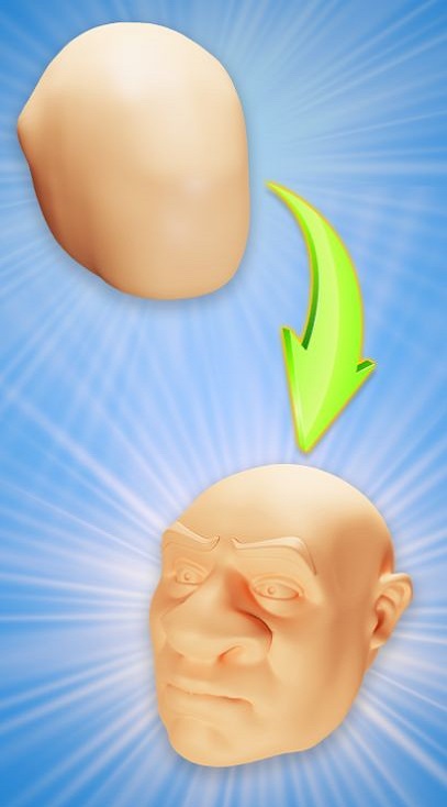 面部雕刻3D3