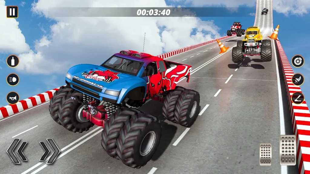 怪物卡车特技模拟器游戏0